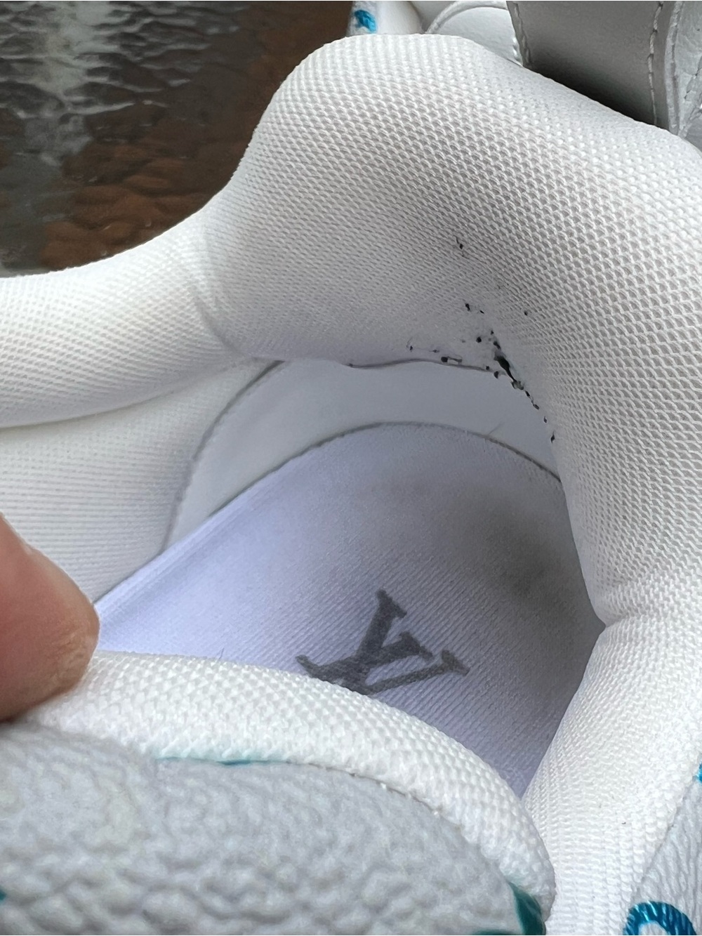 Louis Vuitton White Trainer Sneakers - Picture 11 of 12